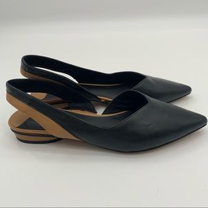 1. State Celeste Pointed Toe Sling Back Flats